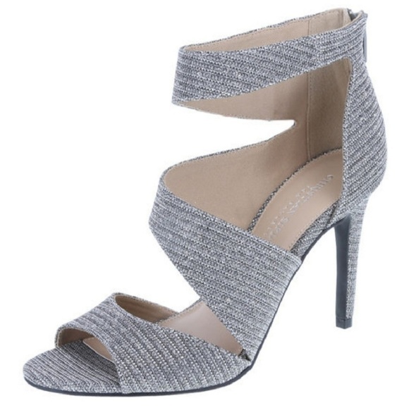 Christian Siriano Shoes - Sparky Silver Christian Siriano Heels NWT 9 & 9.5